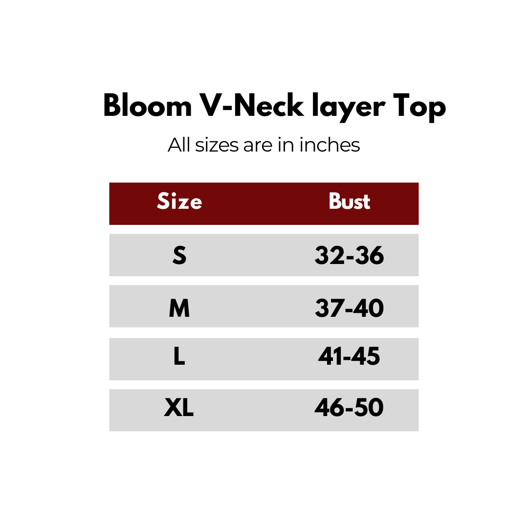 v neck layer top